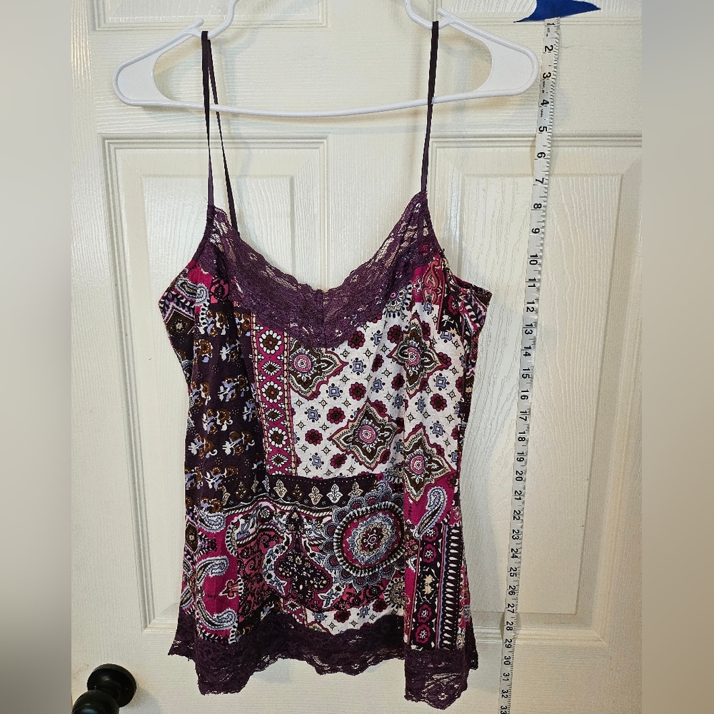 Women's Maurices Multicolor Paisley Camisole Top